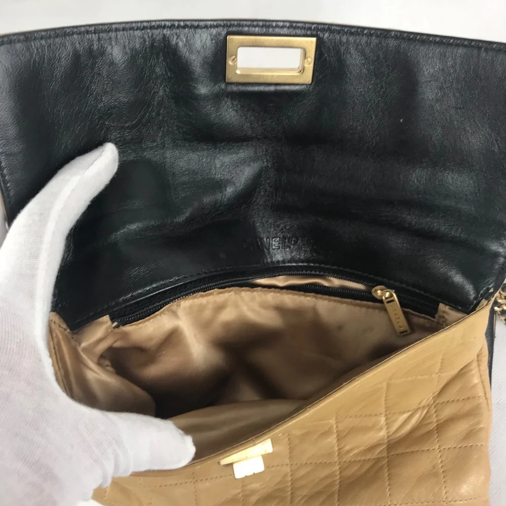 RARE Hot Find! Chanel 2 Face Sheepskin Flap Crossbody - Authentic - Picture 8 of 16